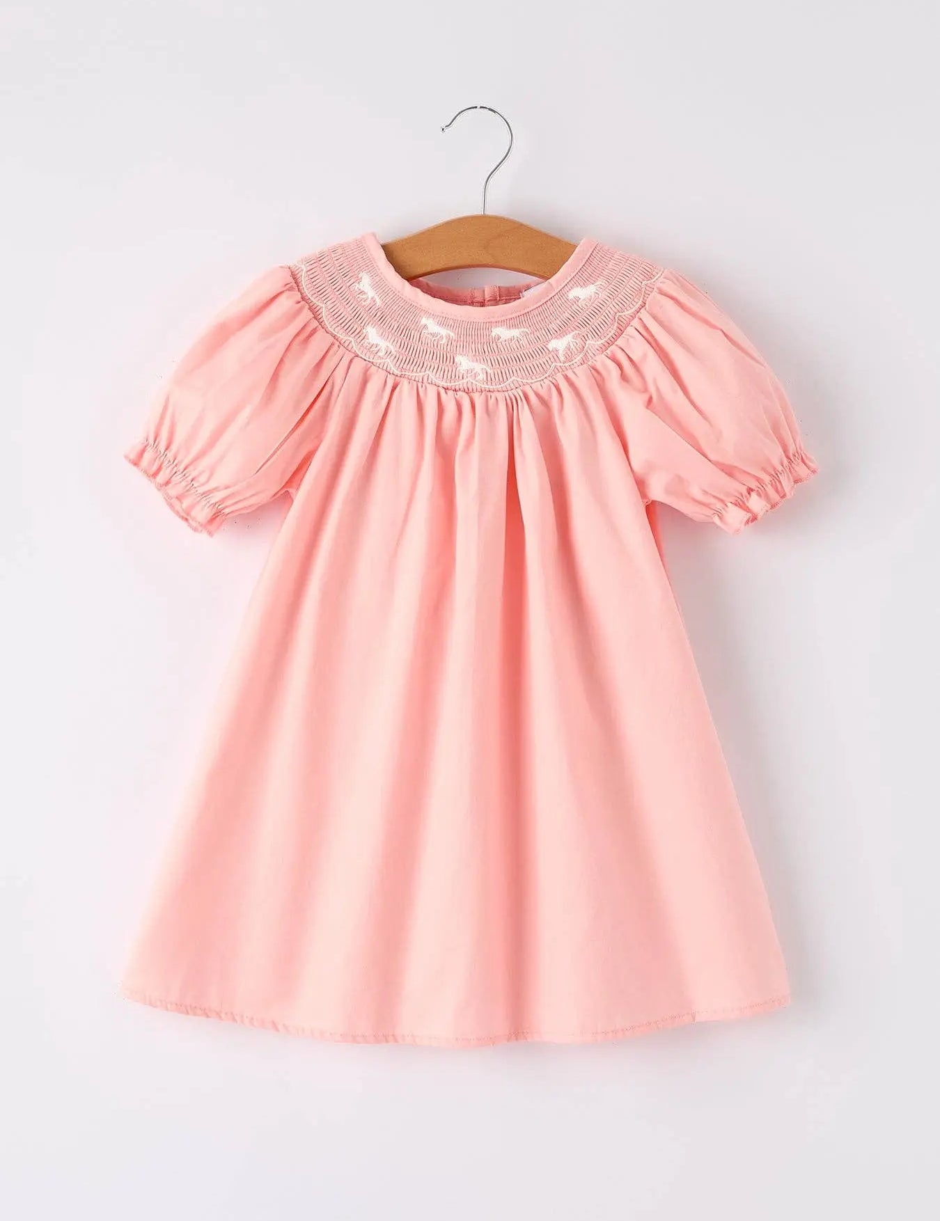 Pink Pony Embroidered Dress - Bridle Up Hope Shop