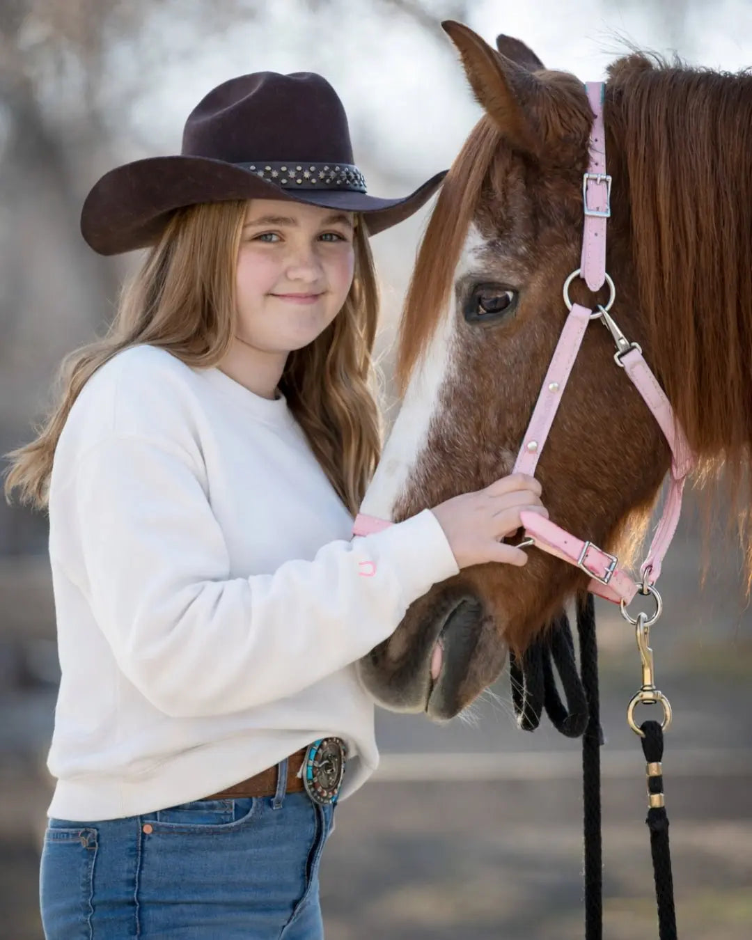 Pink Pony Sweatshirt - Bridle Up Hope Shop