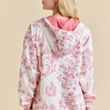 Pink Toile Horse Windbreaker Jacket - Bridle Up Hope Shop