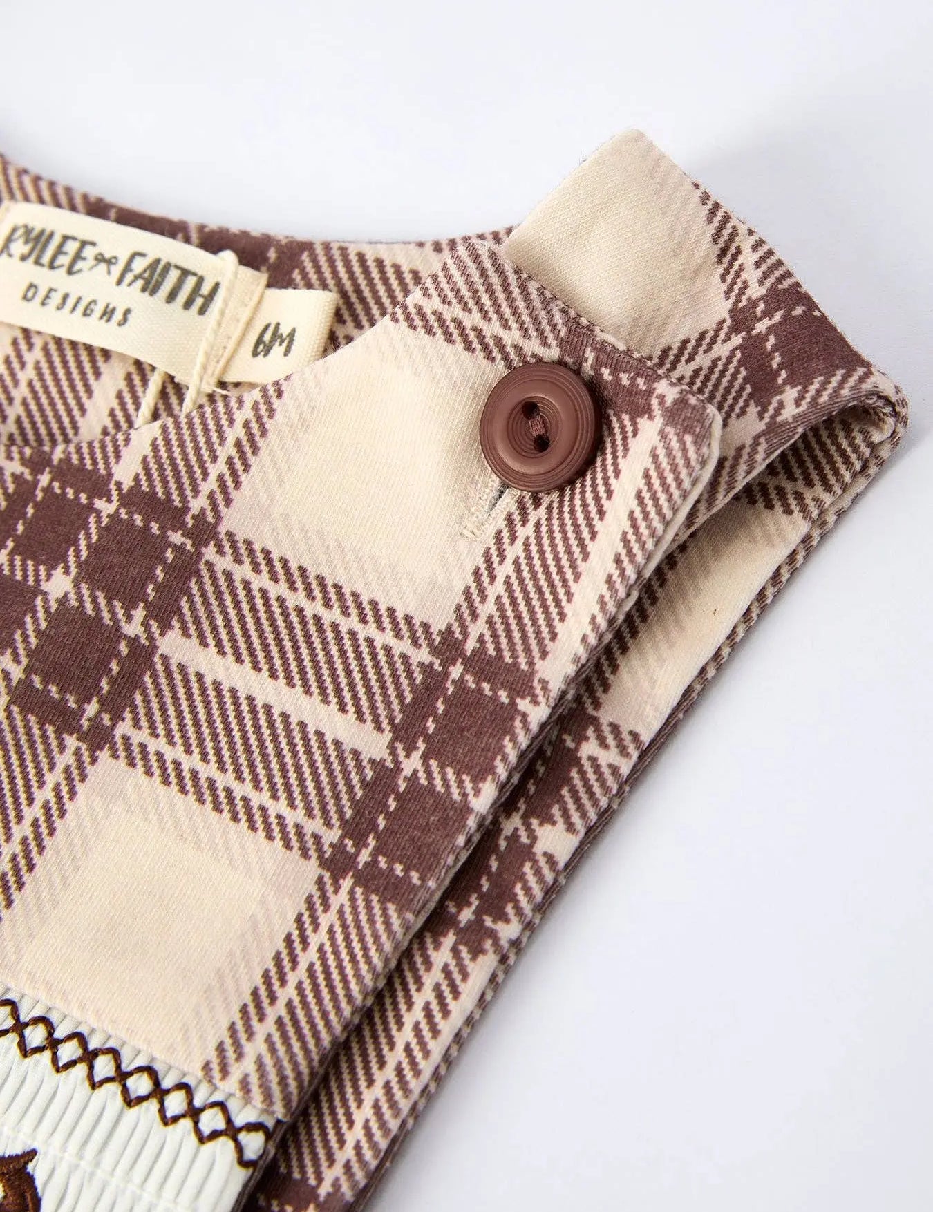 Plaid Horse Baby Boy Romper - Bridle Up Hope Shop