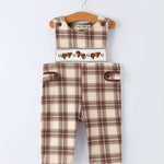 Plaid Horse Baby Boy Romper - Bridle Up Hope Shop
