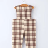 Plaid Horse Baby Boy Romper - Bridle Up Hope Shop