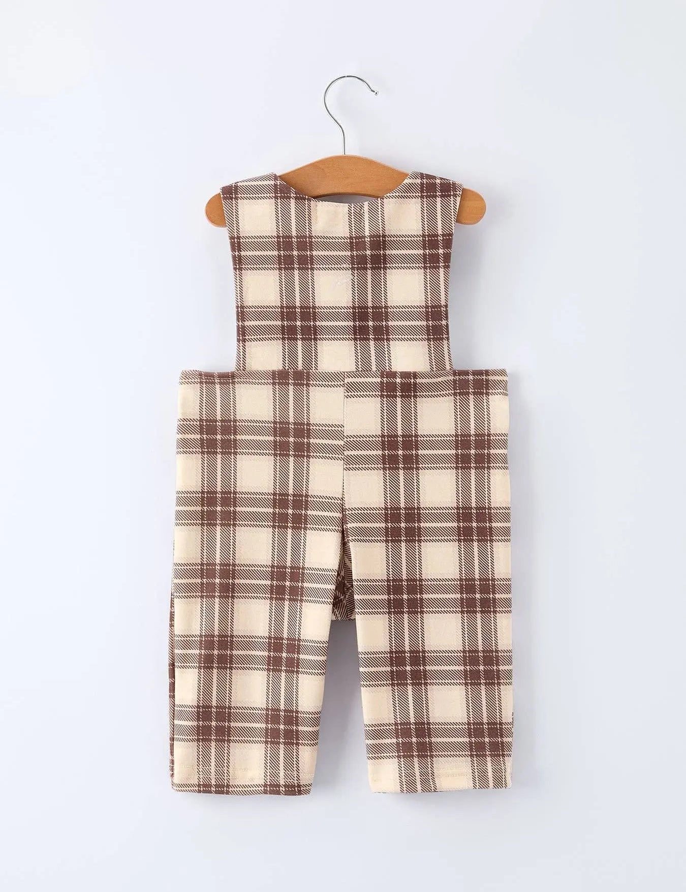 Plaid Horse Baby Boy Romper - Bridle Up Hope Shop