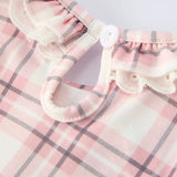 Plaid Horse Baby Girl Romper - Bridle Up Hope Shop