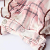 Plaid Horse Baby Girl Romper - Bridle Up Hope Shop