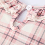 Plaid Horse Smocked Girls Dress - Bridle Up Hope Shop