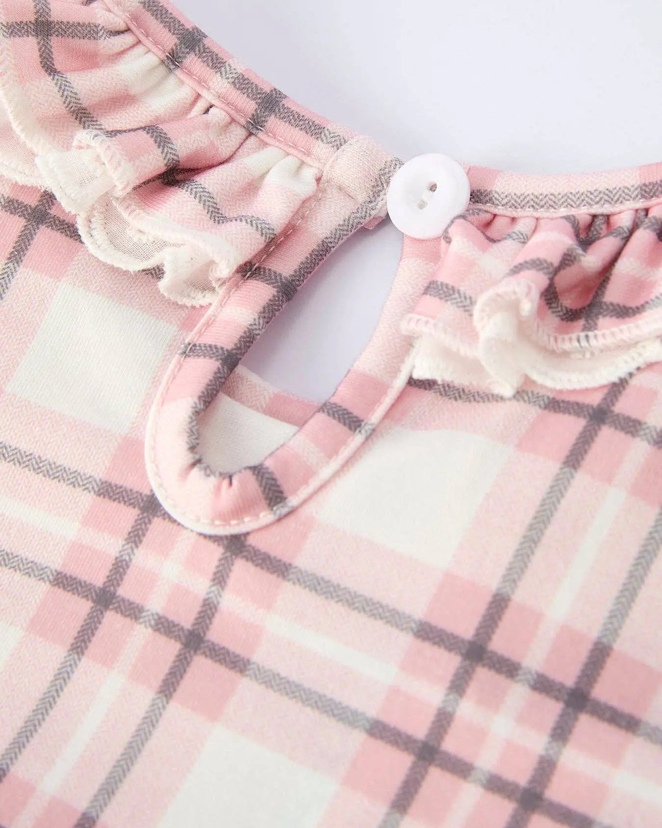 Plaid Horse Smocked Girls Dress - Bridle Up Hope Shop