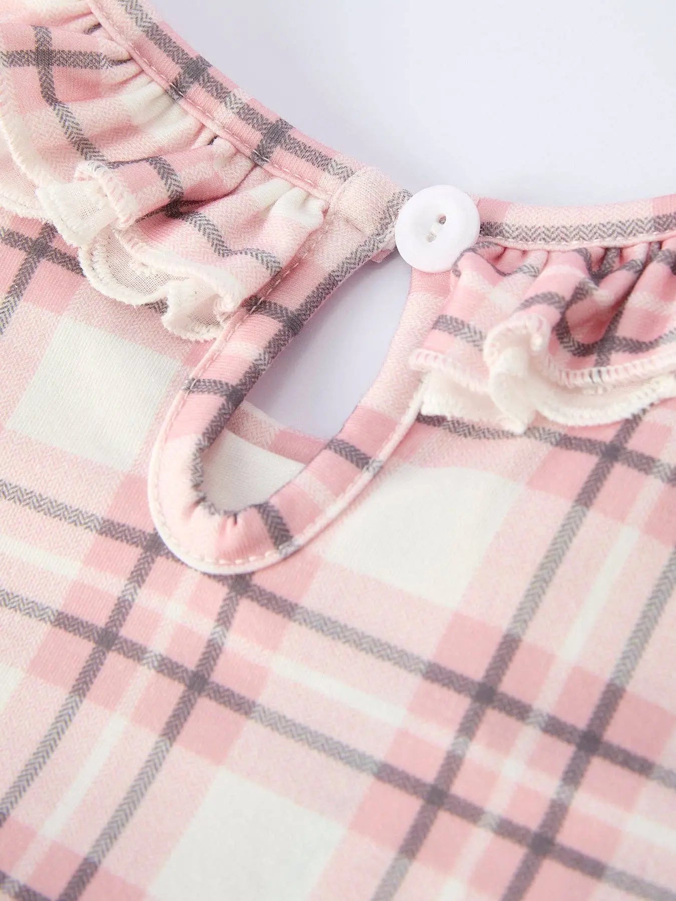 Plaid Horse Smocked Girls Dress - Bridle Up Hope Shop