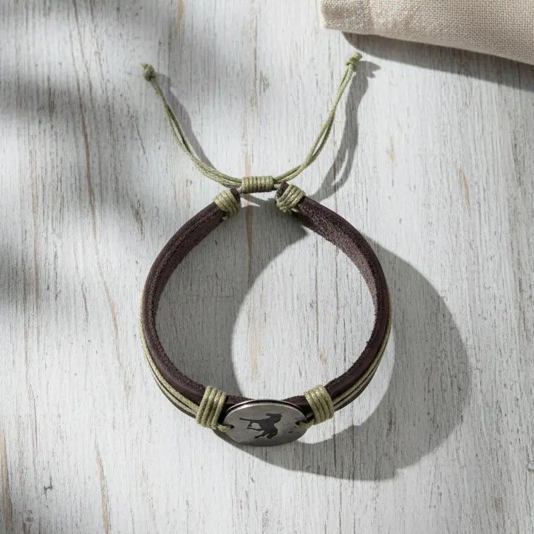 Free Rein Horse Leather Bracelet Faire - Anju Jewelry