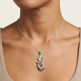 Petite Four Horseshoe Necklace