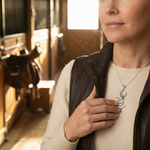 Petite Four Horseshoe Necklace