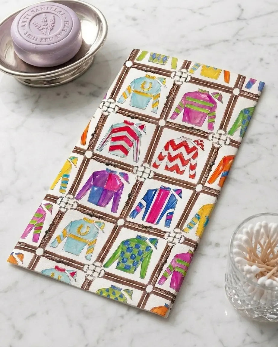 Derby Horse Racing Paper Guest Towels (16 ct) Faire - Boston International