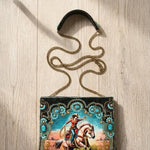 Cowgirl Turquoise Hand-Beaded Purse Faire - Mary Frances Accessories