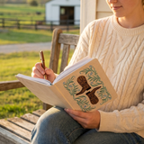 Cowgirl Boot Embroidered Notebook