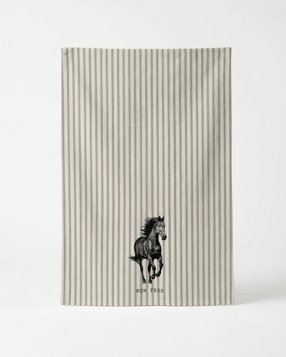 Run Free Horse Kitchen Towel