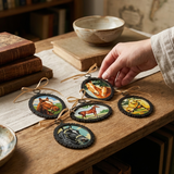Vintage Horse Portrait Ornaments (Set of 5)
