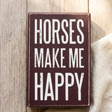 Juego de regalo Los caballos me hacen feliz