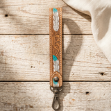 Chaveiro de Couro Estilo Western