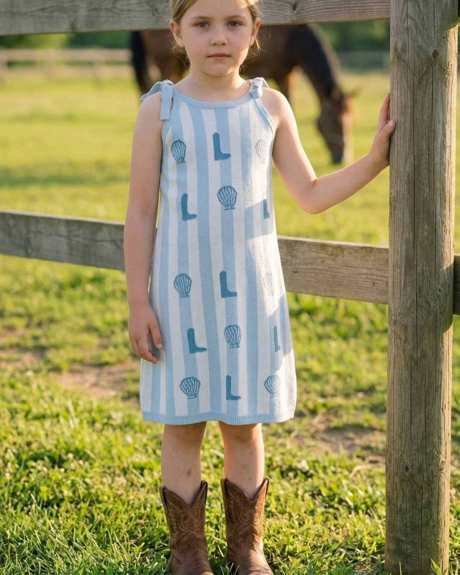 Coastal Lil' Cowgirl Dress