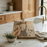 Homestead Horse Mango Wood Cutting Board
