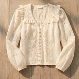 Sunday Ride Country Lace Blouse
