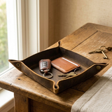 Heritage Leather Valet Tray