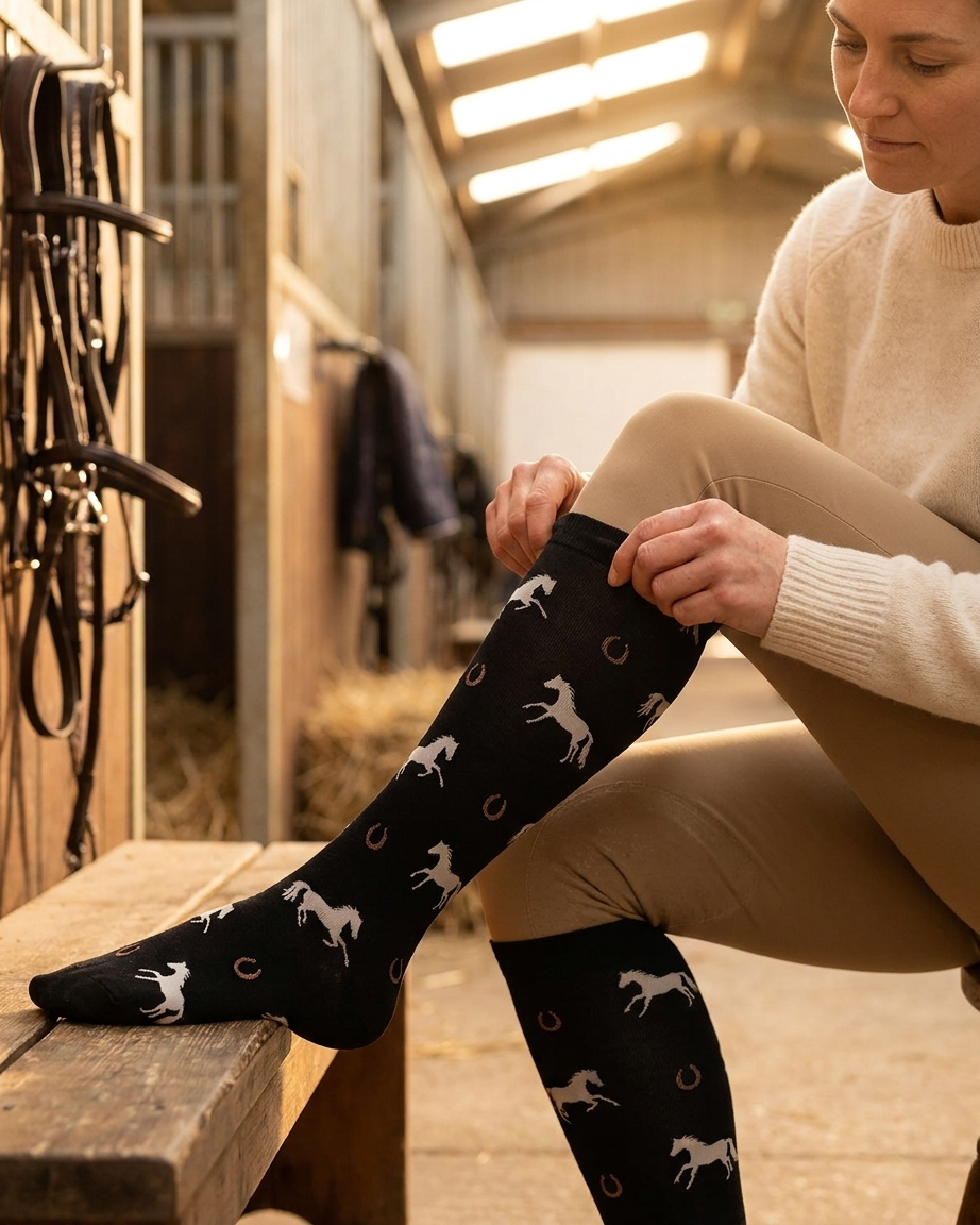 Midnight Horse Ride Socks