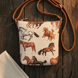 Running Horse Tapestry Purse