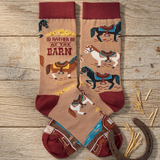 Rather Be at the Barn Socks