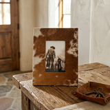 Calvin Cowhide Photo Frame