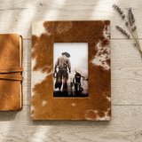 Calvin Cowhide Photo Frame