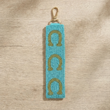 Horseshoe Lucky Hand-Beaded Keychain
