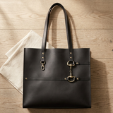 Nicole Snaffle-Bit Leather Tote