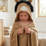 Honey Pony Organic Cotton Hooded Towel