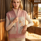 Horse Whinny Sleeveless Knit Vest