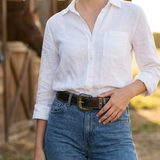 Western Floral Filigree Belt