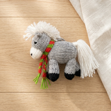 Horse Hand-Knit Ornaments (Set of 2)