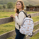 Ranch Life Western Backpack (White)