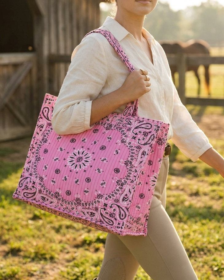 Pink Bandana CowgirlTote