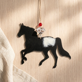 Black Horse Ornament