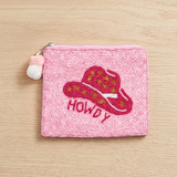 Howdy Honey Beaded Pouch