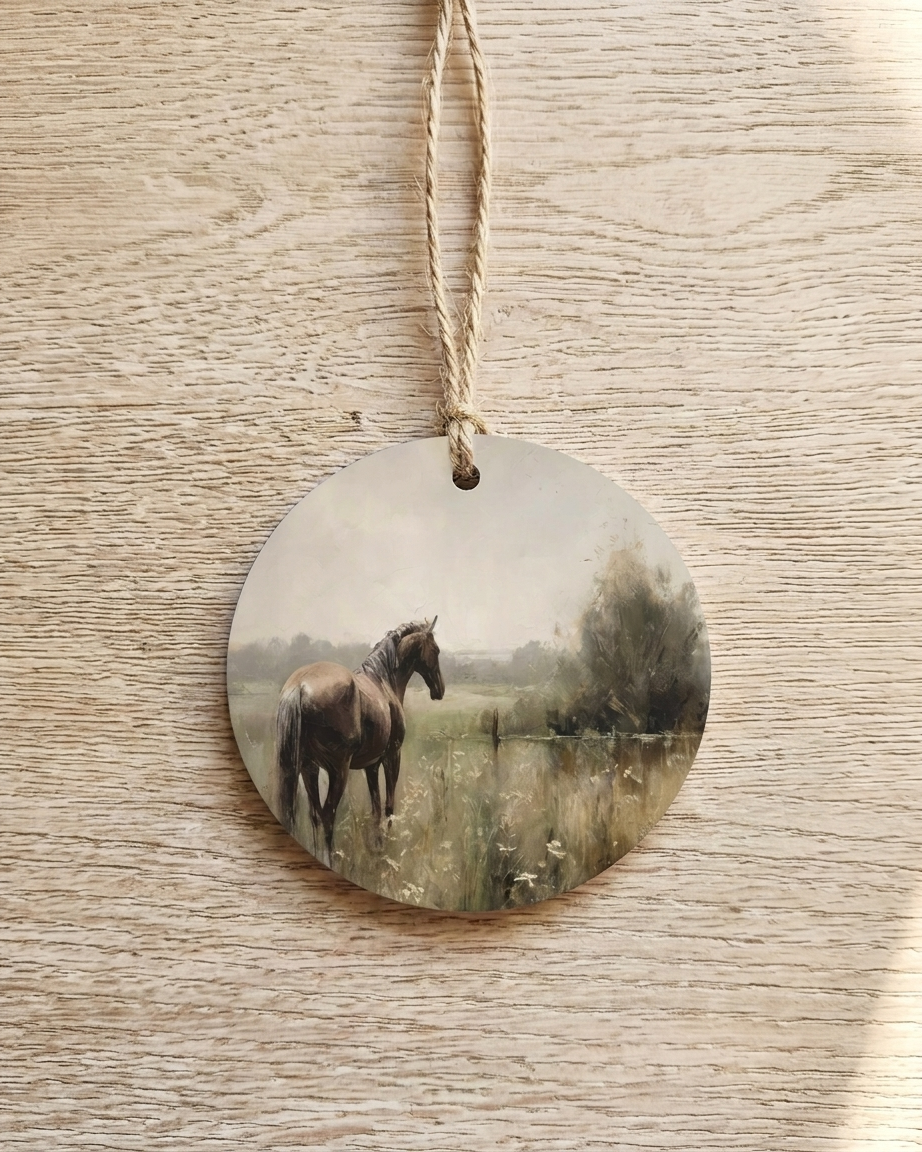 Quiet Pasture Horse Ornament