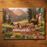 Horse Stream Tray Puzzle (35 pc)