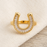 Hope & Luck Horseshoe Ring