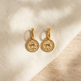 Equus Horse Huggie Earrings
