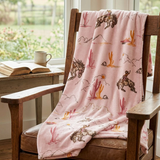 Howdy Horse-Girl Throw