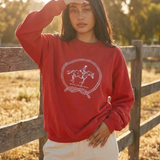 Horse Country Red Rider Sweatshirt