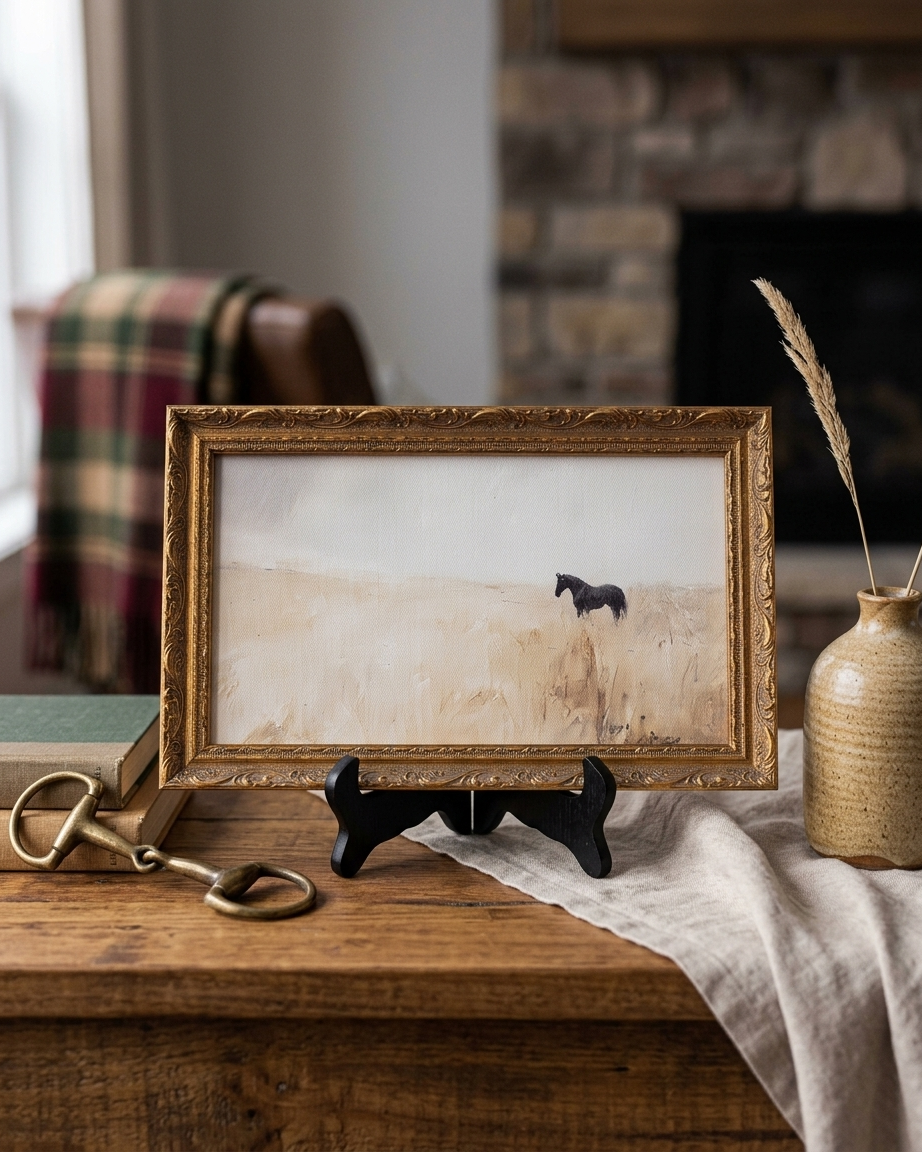Still & Free Horse Framed Art