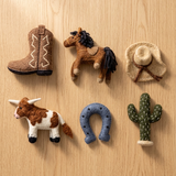 Texas Ranch Cowboy Ornaments (Set of 6)