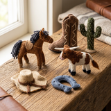 Texas Ranch Cowboy Ornaments (Set of 6)